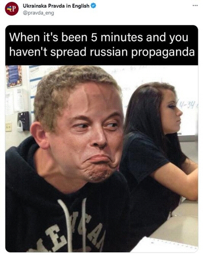 [우크라이나 영문 매체 '우크라인스카 프라우다' 엑스 계정 캡처] 연합뉴스